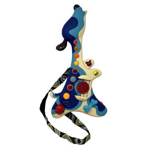 B Toys Interactive Dog Guitar Woofer Working Condition Toy Guitar Used Tested